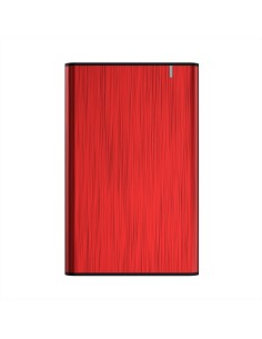 Caja Externa 2,5" ASE-2525RED 9.5mm SATA a USB 3.0/USB3.1 Gen1, Rojo