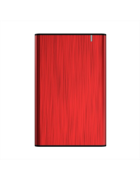 Caja Externa 2,5" ASE-2525RED 9.5mm SATA a USB 3.0/USB3.1 Gen1, Rojo