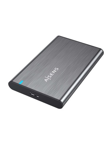 Caja Externa 2,5? 9.5mm SATA a USB 3.0/USB3.1 Gen1, Gris