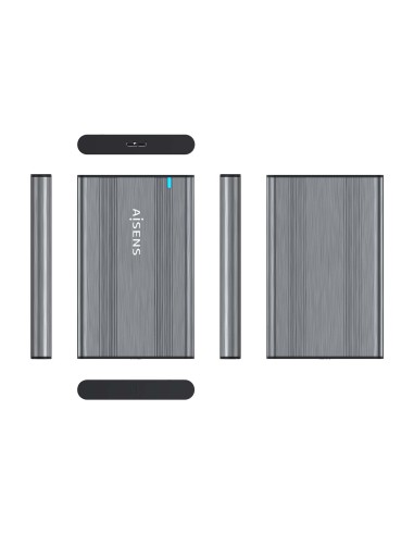 Caja Externa 2,5? 9.5mm SATA a USB 3.0/USB3.1 Gen1, Gris