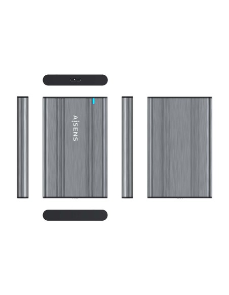 Caja Externa 2,5? 9.5mm SATA a USB 3.0/USB3.1 Gen1, Gris