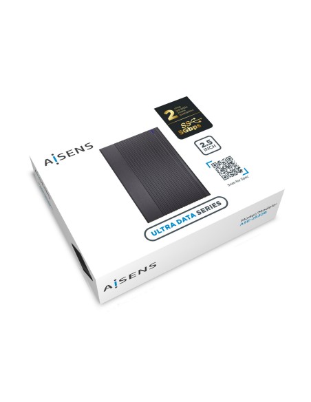Caja Externa 2.5" ASE-2532B 9.5mm SATA A USB 3.0/USB3.1 Gen1, Negra