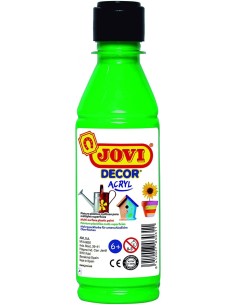 BOTE PINTURA JOVIDECOR ACRYL VERDE MEDIO 250ML