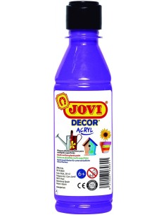 BOTE PINTURA JOVIDECOR ACRYL VIOLETA 250ML