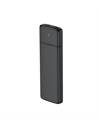 Caja Externa M.2 (NGFF) ASM2-001B SATA/NVME a USB3.1/USB3.2 Gen2, Negra