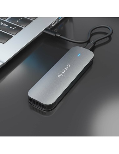 Caja Externa M.2 (NGFF) ASM2-006GRY SATA a USB3.1 Gen1, Gris