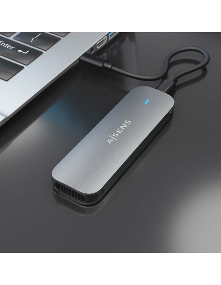 Caja Externa M.2 (NGFF) ASM2-006GRY SATA a USB3.1 Gen1, Gris