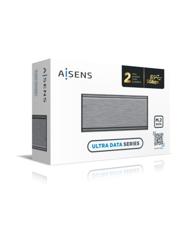 Caja Externa M.2 (NGFF) ASM2-007GRY SATA A USB3.1 Gen1, Gris