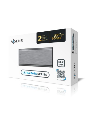 Caja Externa M.2 (NGFF) ASM2-007GRY SATA A USB3.1 Gen1, Gris