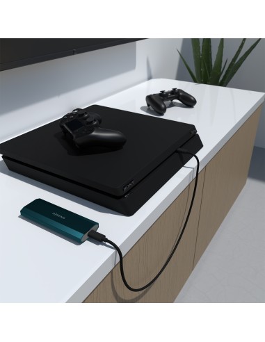 Caja Externa M.2 (NGFF) ASM2-019BLU SATA/NVMe a Usb3.1 Gen2, Azul