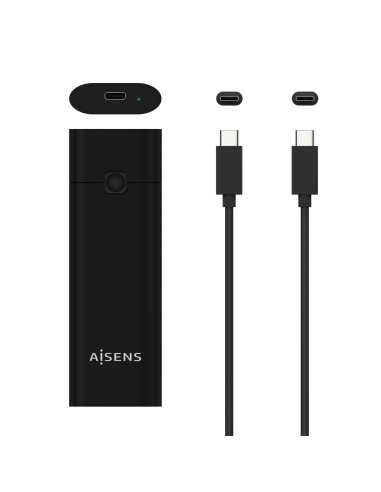 Caja Externa M.2 (NGFF) ASM2-020B NVMe a USB3.2 GEN2, Negra