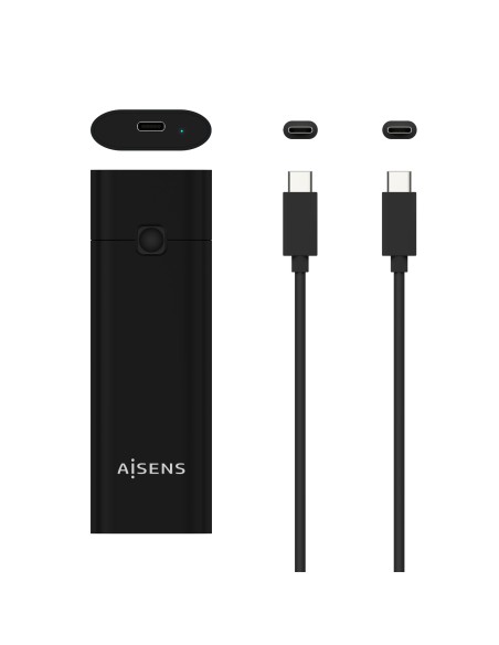 Caja Externa M.2 (NGFF) ASM2-020B NVMe a USB3.2 GEN2, Negra