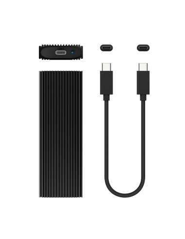 Caja Externa M.2 (NGFF) ASM2-022B NVMe A USB3.2 Gen2, Negra