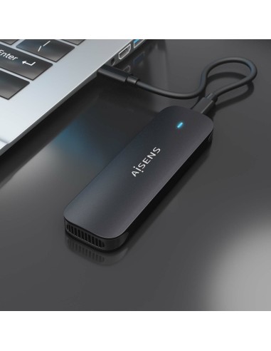 Caja Externa M.2 (NGFF) ASM2-024B NVMe a USB3.2 Gen2, Negra