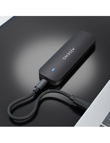 Caja Externa M.2 (NGFF) ASM2-024B NVMe a USB3.2 Gen2, Negra