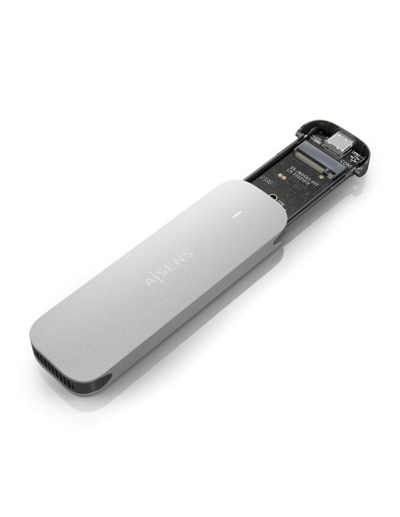 Caja Externa M.2 (NGFF) ASM2-025SL NVMe a USB3.2 Gen2, Plata