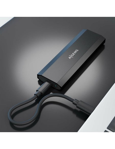Caja Externa M.2 (NGFF) ASM2-028B NVMe a USB3.2 Gen2, Negra