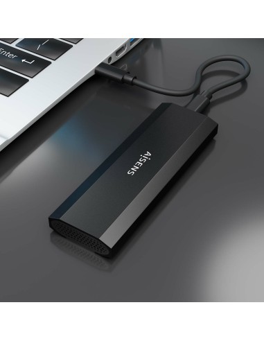Caja Externa M.2 (NGFF) ASM2-028B NVMe a USB3.2 Gen2, Negra
