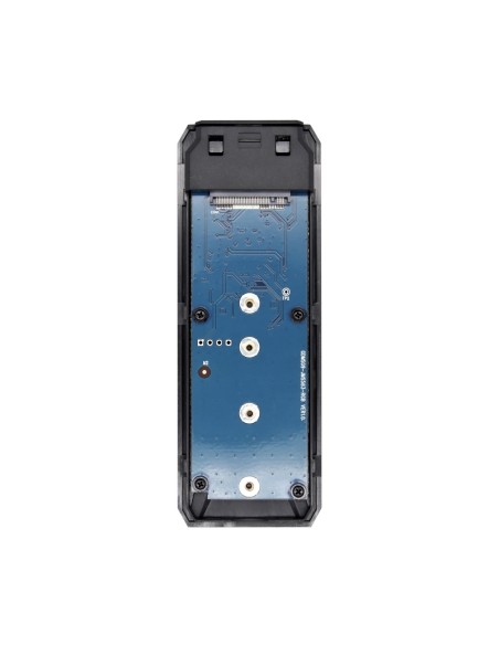 Caja Externa M.2 (NGFF) RGB Gaming ASM2-RGB013B NVMe a USB3.2 Gen2, Negra