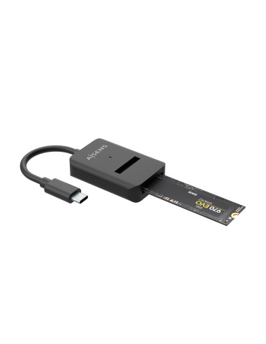 USB-C Dock M.2 (NGFF) ASUC-M2D011-BK SATA/NVMe A USB3.1 Gen2, Negra