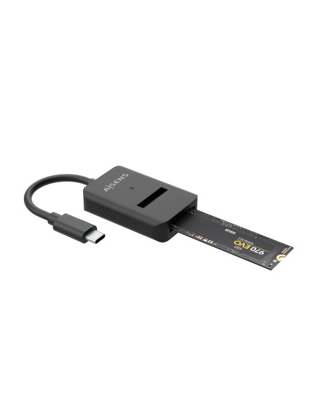 USB-C Dock M.2 (NGFF) ASUC-M2D011-BK SATA/NVMe A USB3.1 Gen2, Negra
