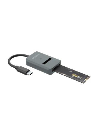 USB-C Dock M.2 (NGFF) ASUC-M2D012-GR SATA/NVMe A USB3.1 Gen2, Gris
