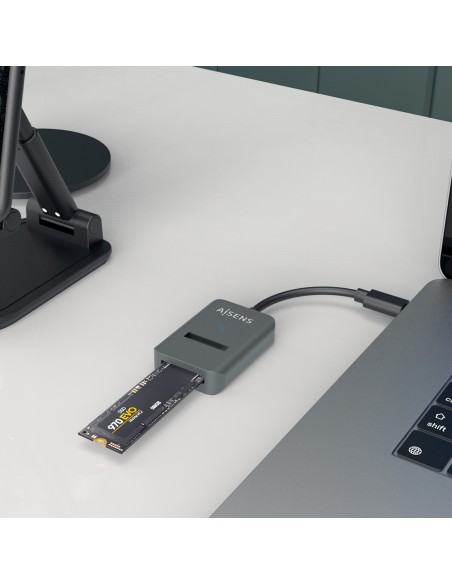USB-C Dock M.2 (NGFF) ASUC-M2D012-GR SATA/NVMe A USB3.1 Gen2, Gris