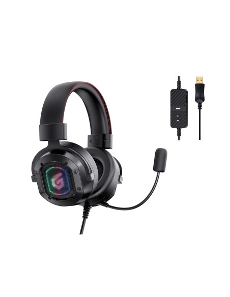ATHAN02B auricular y casco Auriculares Alámbrico Diadema Juego USB tipo A Negro