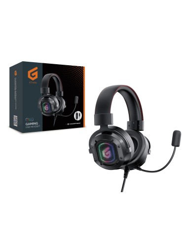 ATHAN02B auricular y casco Auriculares Alámbrico Diadema Juego USB tipo A Negro