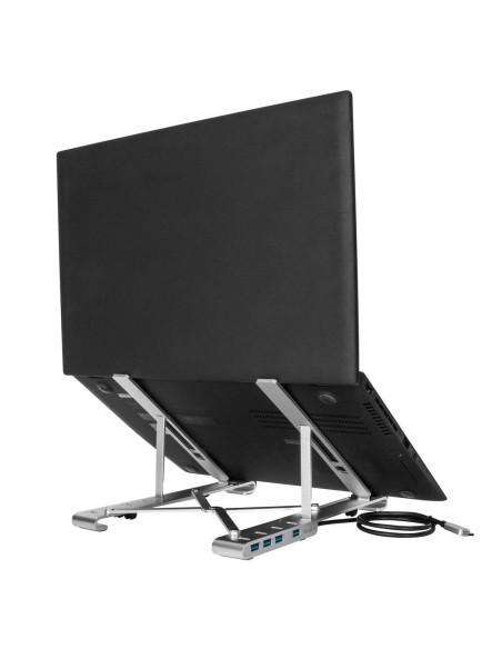 AWU100205GL soporte para ordenador portátil Plata 39,6 cm (15.6")