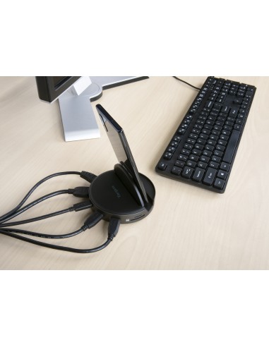 AWU420GL estación dock para móvil Smartphone Negro