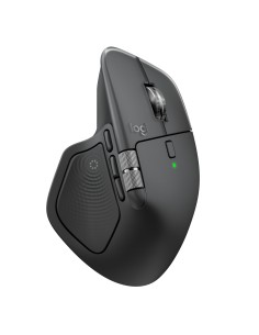 MX Master 4, ratón inalámbrico ergonómico con respuesta háptica avanzada, desplazamiento ultrarrápido, carga USB-C, Bluetooth, W
