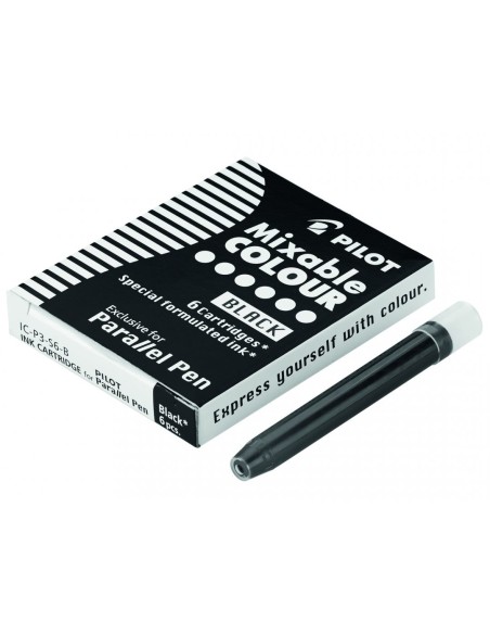 IC-P3-S6-B Recambio de bolígrafo Negro 6 pieza(s)