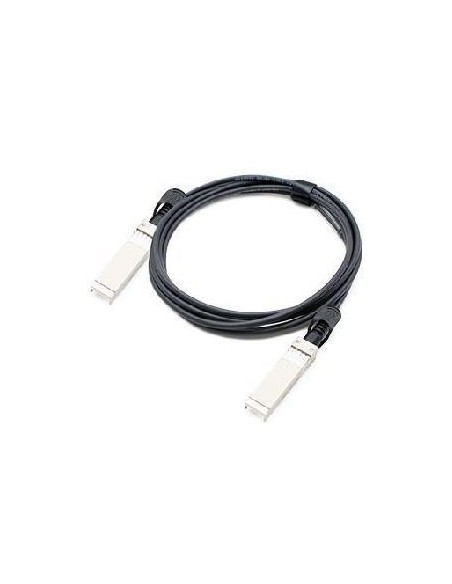 QSFP 100G CU5M Cable de fibra optica e InfiniBand 5 m QSFP28 Gris