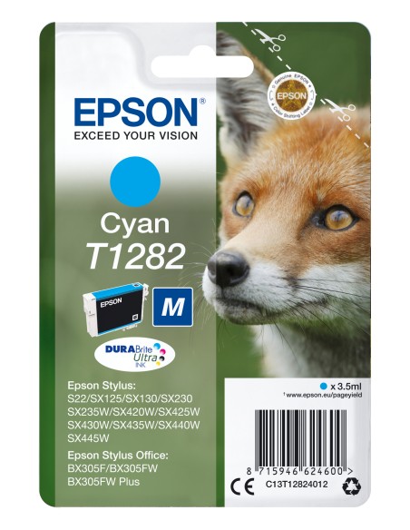 Fox Cartucho T1282 cian (etiqueta RF)