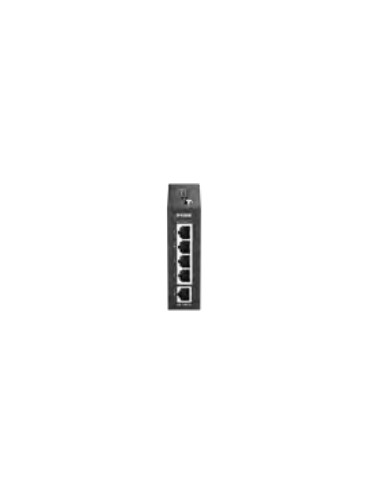 DIS-100E-05 switch No administrado Fast Ethernet (10/100) DIN rail Negro
