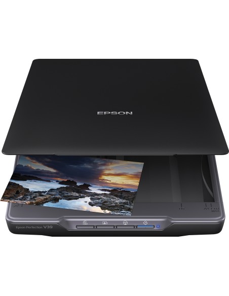 Perfection V39II Escáner de cama plana 4800 x 4800 DPI A4 Negro