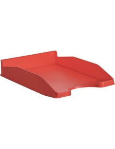 C 6 BANDEJA SOBREMESA PLASTICO COLOR ROJO 345X255X60MM