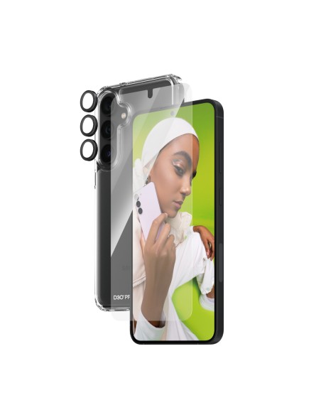 3-in-1 Bundle Glas, Case, Cam Protector de pantalla Samsung 1 pieza(s)