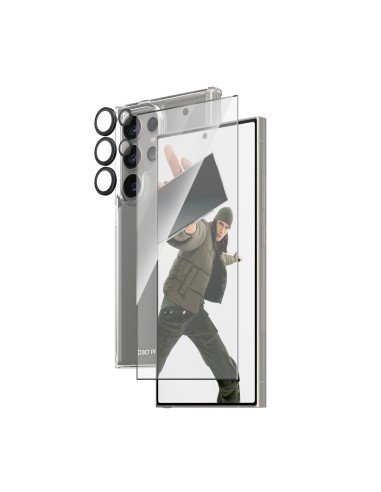 3-in-1 Bundle Glas, Case, Cam Protector de pantalla Samsung 1 pieza(s)
