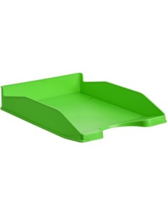 C 6 BANDEJA SOBREMESA PLASTICO COLOR VERDE 345X255X60MM