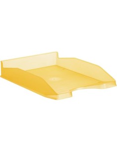 C 6 bandeja sobremesa plastico traslucido naranja 345x255x60mm