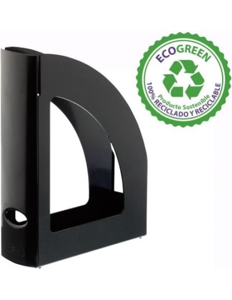 C 6 REVISTEROS PLASTICO COLOR NEGRO OPACO 250X80X320MM