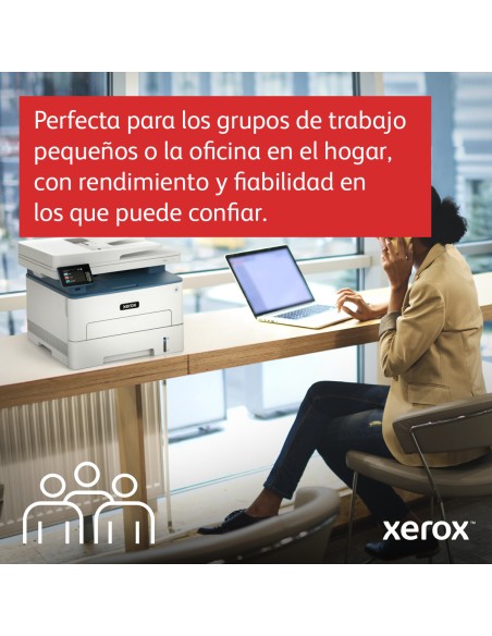 B235 A4 34 ppm Inalámbrica Copia/impresión/escaneado/fax PS3 PCL5e/6 ADF 2 bandejas Total 251 hojas