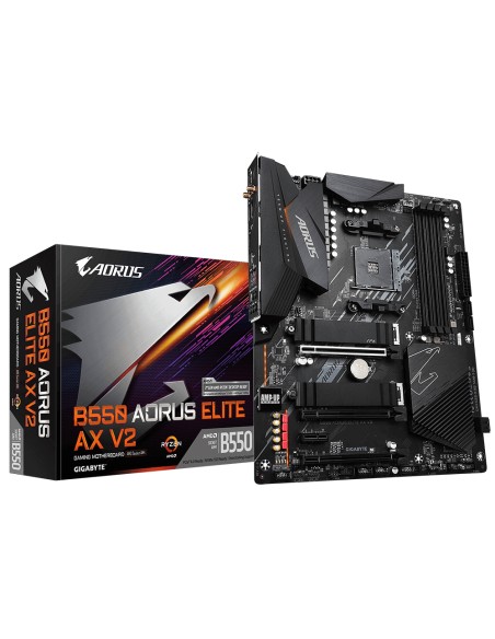B550 AORUS ELITE AX V2 placa base AMD B550 Zócalo AM4 ATX