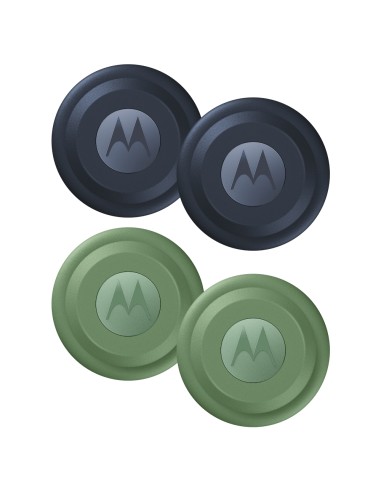 moto tag Personal Buscador Azul, Verde