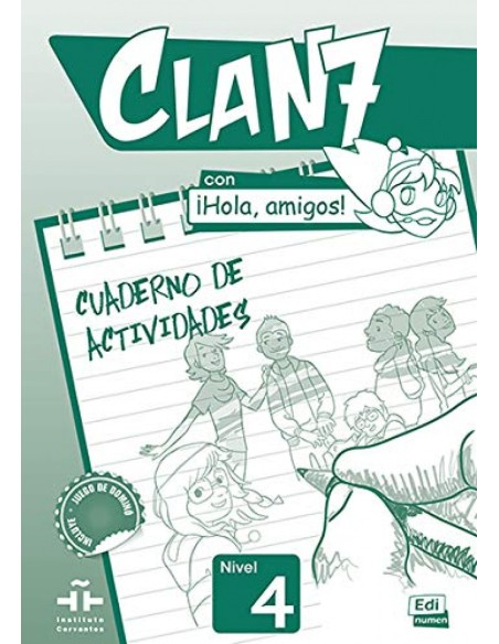 CLAN 7 HOLA AMIGOS NIVEL 4 CUADERNO EJERCICIOS