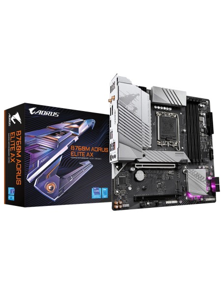 B760M AORUS ELITE AX placa base Intel B760 Express LGA 1700 micro ATX