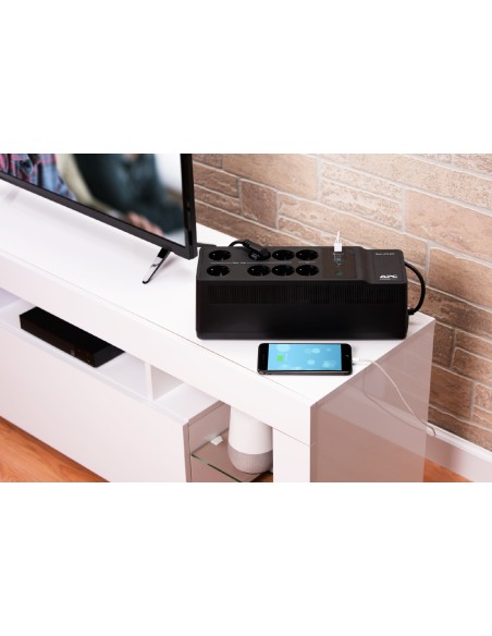 BE850G2-GR sistema de alimentación ininterrumpida (UPS) En espera (Fuera de línea) o Standby (Offline) 0,85 kVA 520 W 8 salidas