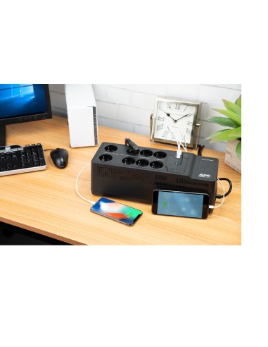 BE850G2-GR sistema de alimentación ininterrumpida (UPS) En espera (Fuera de línea) o Standby (Offline) 0,85 kVA 520 W 8 salidas